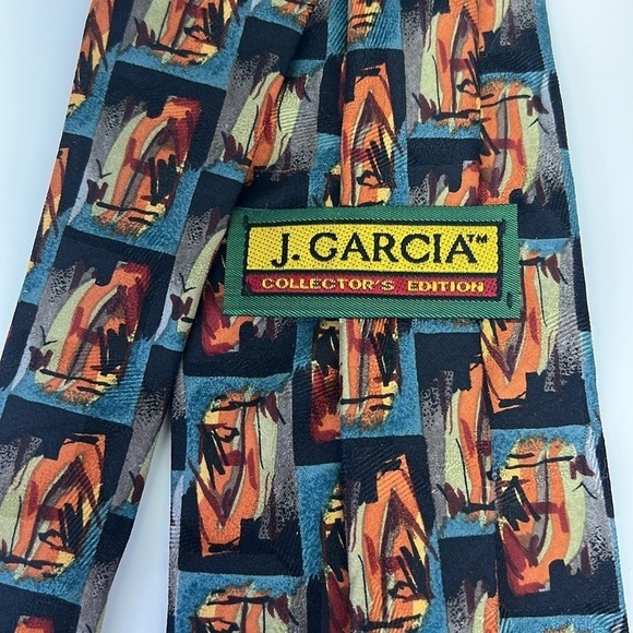 Vintage Jerry Garcia Silk Tie - Picture 4 of 6